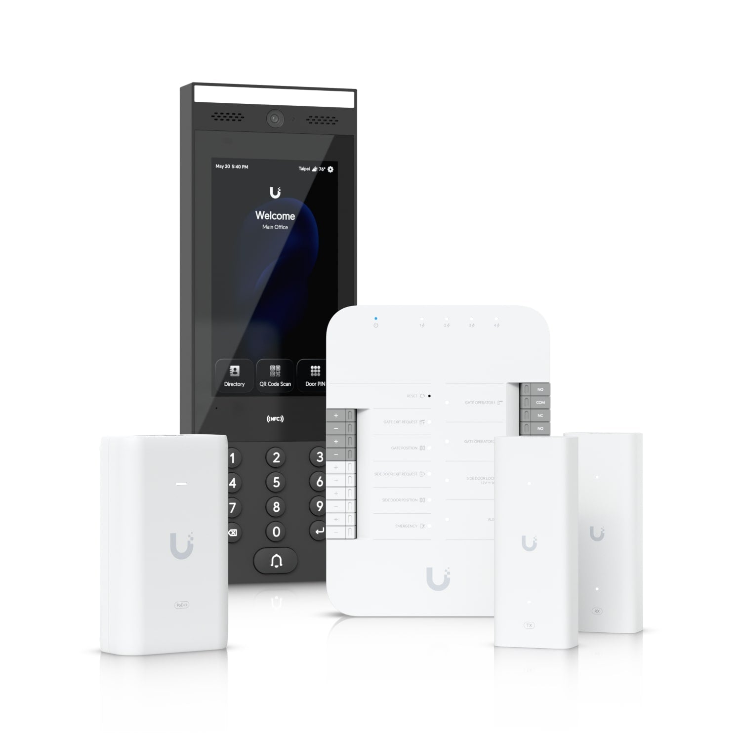 Ubiquiti G3 Gate Starter Kit, Come With 1x Gate Hub, 1x G3 Intercom, 1x PoE++ adapter, 2x 2-wire... - Image 2
