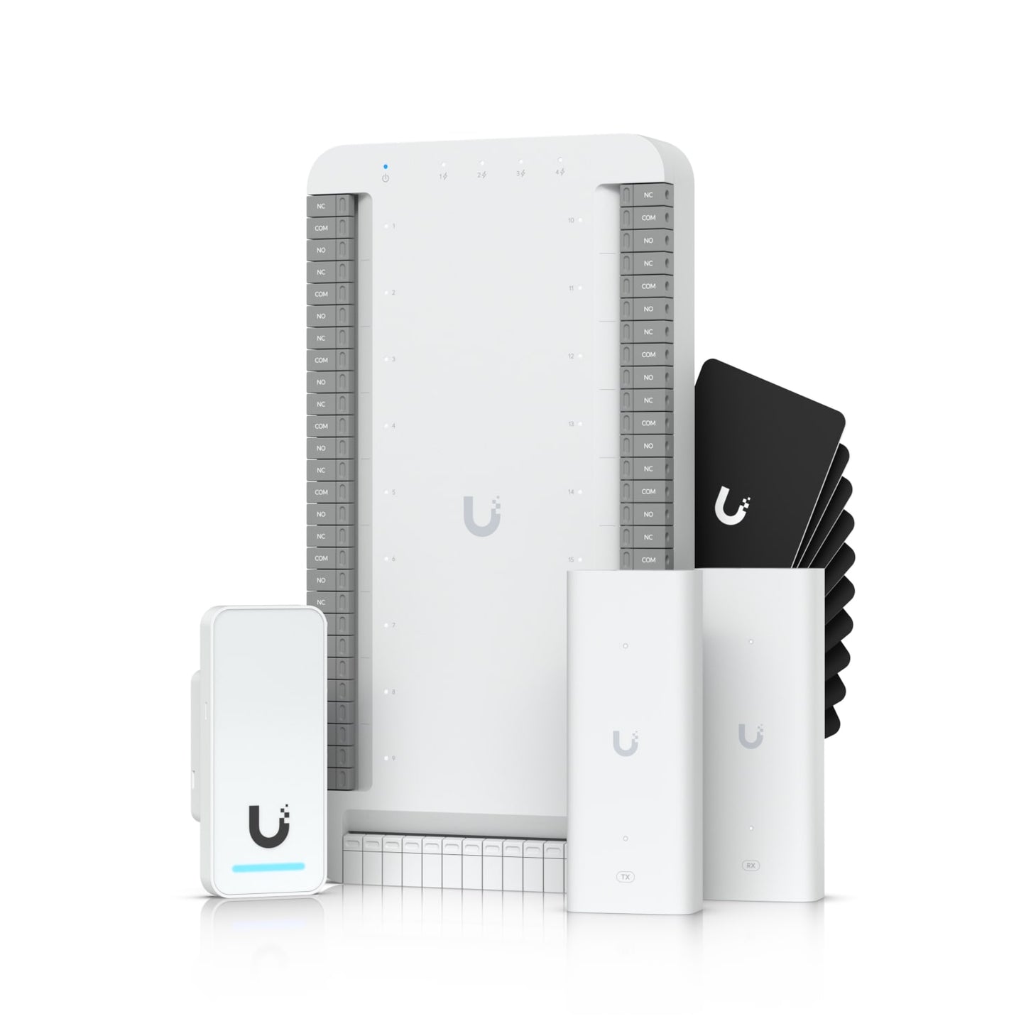 Ubiquiti Elevator Starter Kit, PoE++ , Up/Down/Stop/Full/Door Open, Close/5 Car Position,1 Emerge...