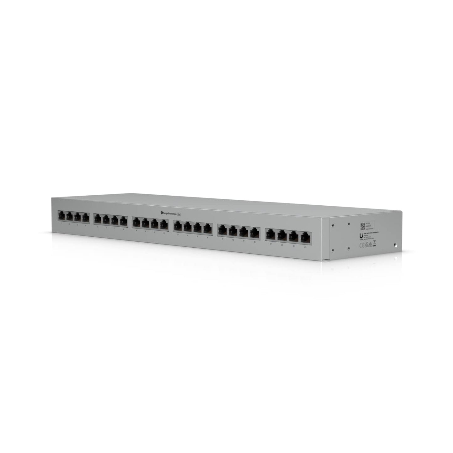 Ubiquiti Ethernet Surge Protection,Rack-mount Indoor Panel Supports Up To 10 GbE, PoE++, 20kA Sur...