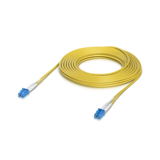 Ubiquiti OS2 Duplex LC UPC Fiber Patch Cable, Length 15M, Lightweight Fiber Patch Cable For Up To...