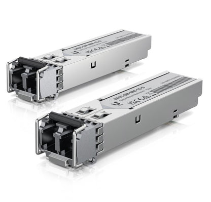 Ubiquiti UFiber SFP Multi-Mode Fiber Module, 2-Pack, 1.25 Gbps Throughput, 1.25 Gbps Throughput,...