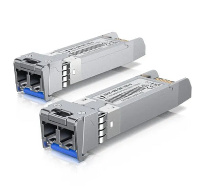 Ubiquiti UniFi 2 Pack ( OriginalUI Pack), 10 Gbps Single-Mode Optical Module,Single-mode, Fiber T...