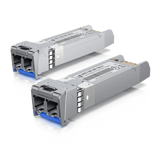Ubiquiti UniFi 2 Pack ( OriginalUI Pack), 10 Gbps Single-Mode Optical Module,Single-mode, Fiber T...