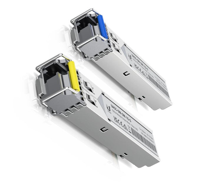 Ubiquiti UFiber1 Gbps Bidirectional Single-Mode SFP Module, 2-Pack, Up 3km Distance, Simplex LC C... - Image 2