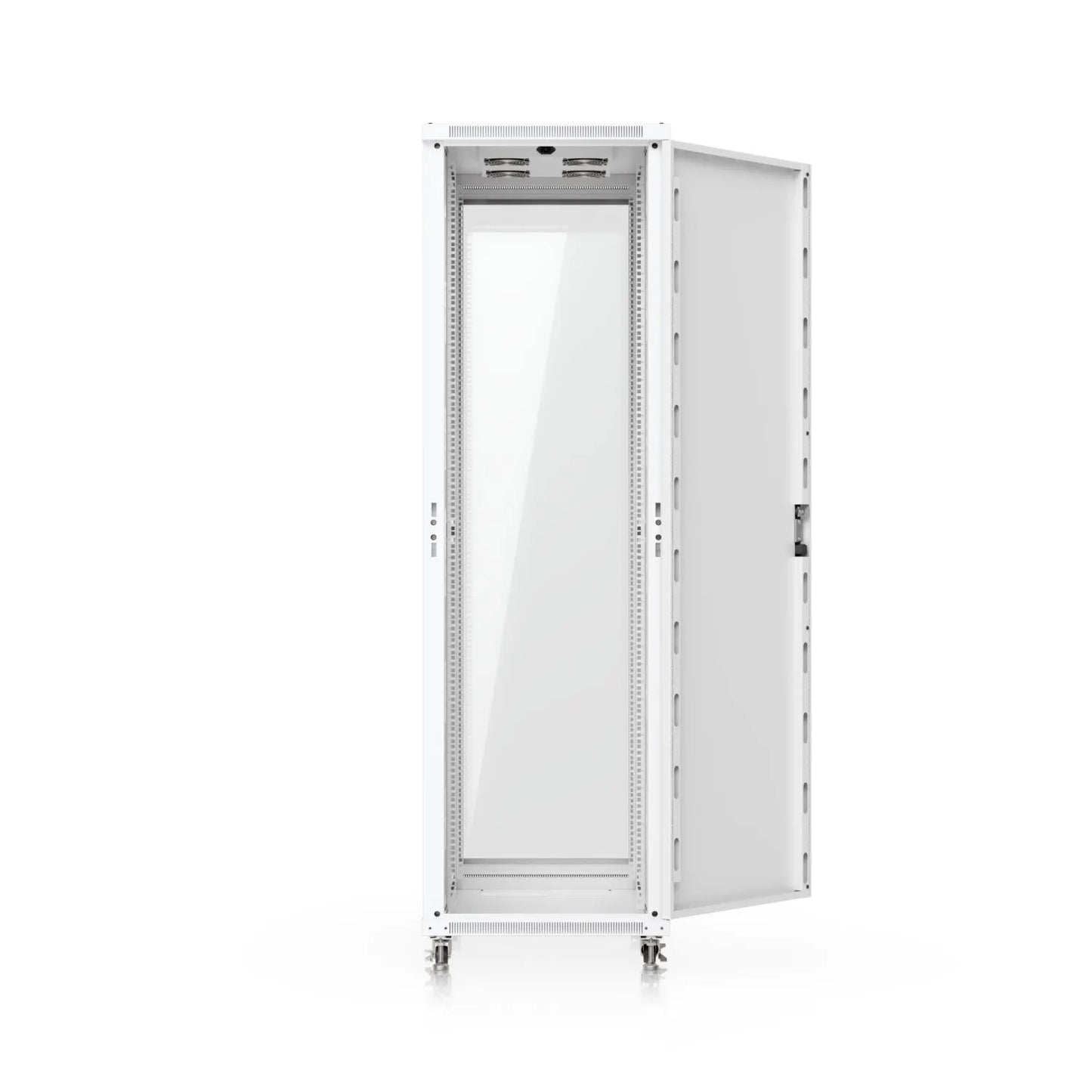 Ubiquiti 42U Rack Cabinet,Fully Assembled Floor Rack,Built-In Fans,Removable Panels,Lockable Cast... - Image 3