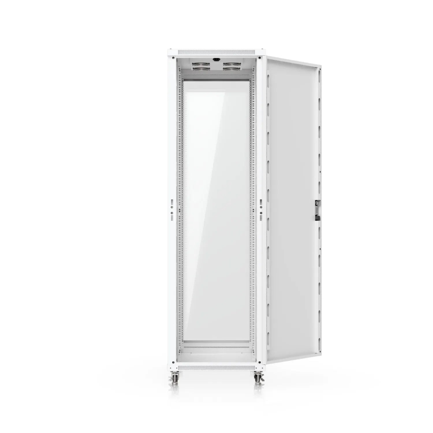 Ubiquiti 42U Rack Cabinet,Fully Assembled Floor Rack,Built-In Fans,Removable Panels,Lockable Cast... - Image 3