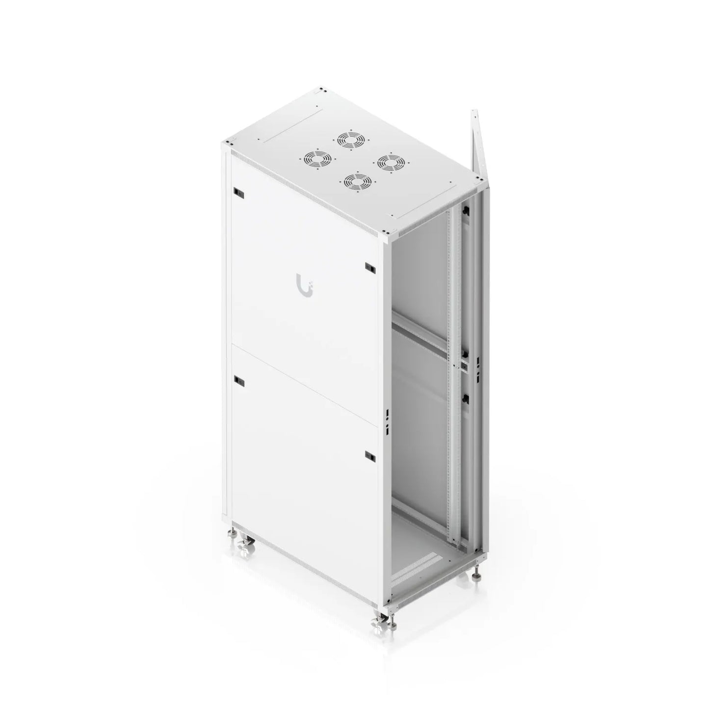 Ubiquiti 42U Rack Cabinet,Fully Assembled Floor Rack,Built-In Fans,Removable Panels,Lockable Cast... - Image 4