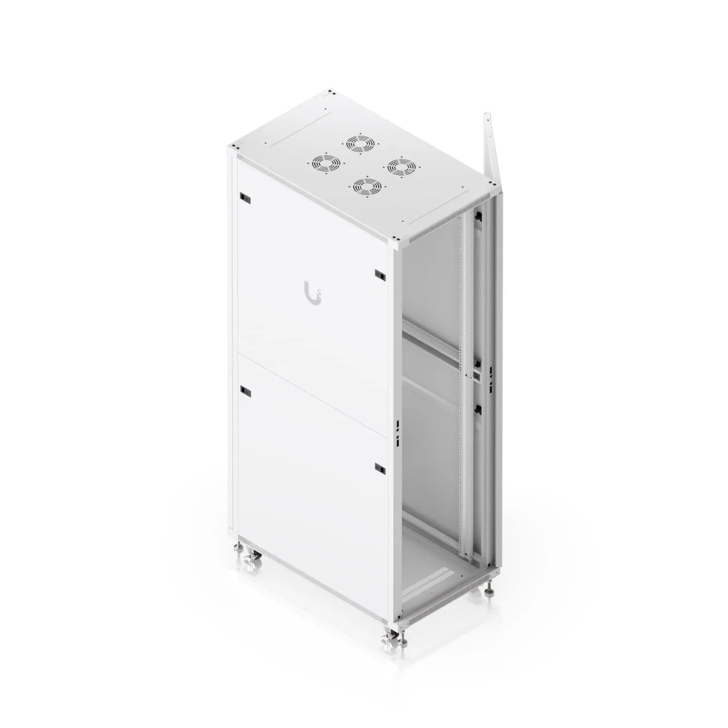Ubiquiti 42U Rack Cabinet,Assembled Floor Rack, Built-In Fans, Removable Panels, Lockable Casters... - Image 3