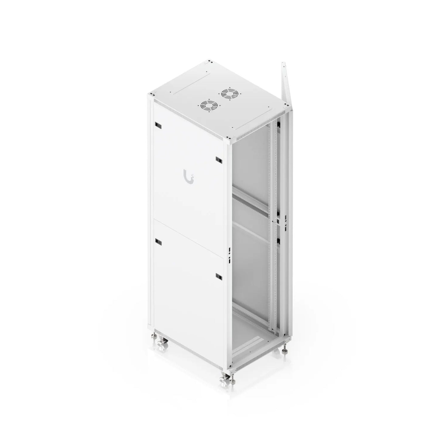 Ubiquiti 42U Rack Cabinet,Fully Assembled Floor Rack,Built-In Fans,Removable Panels,Lockable Cast... - Image 4