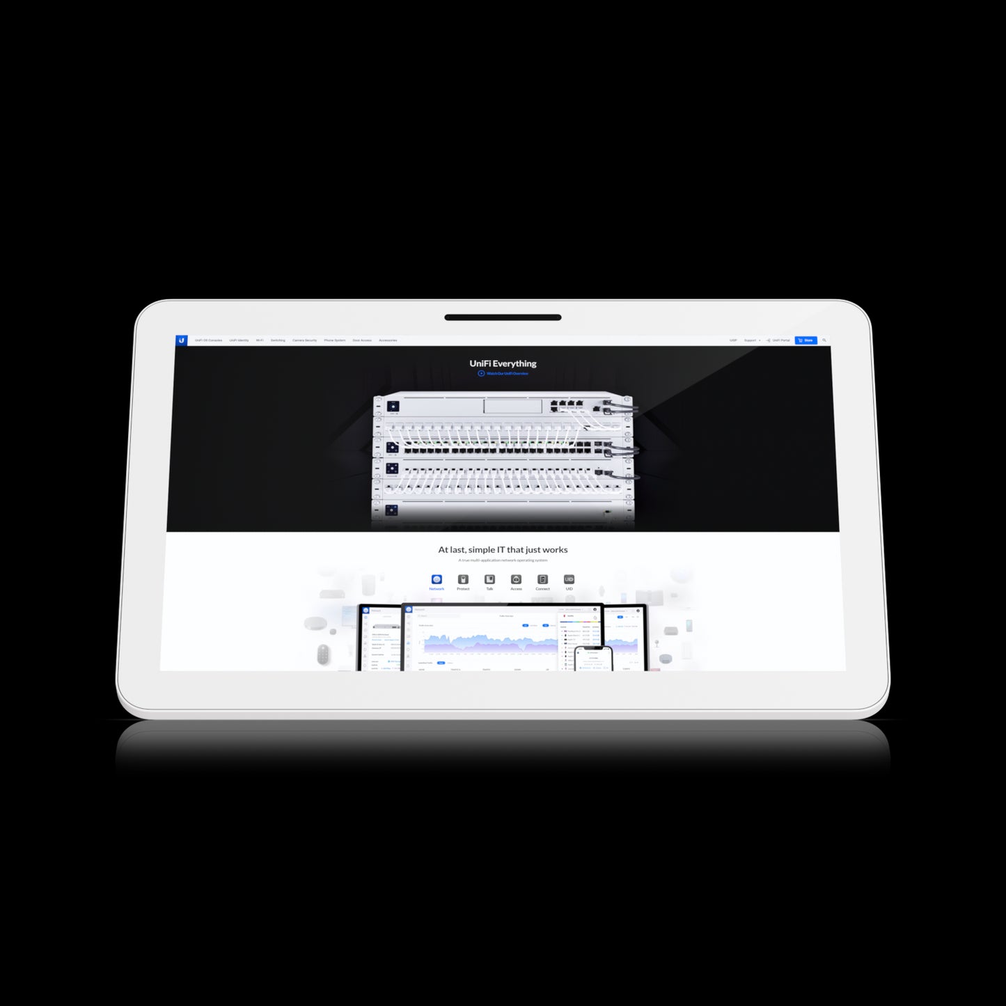 Ubiquiti Connect Display,  21.5' Full HD PoE++ Touchscreen Designed for UniFi Connect, PoE++ in,... - Image 2