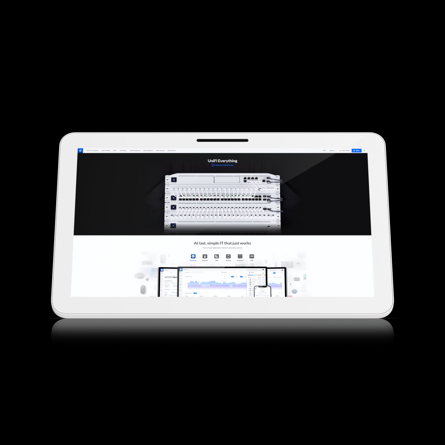 Ubiquiti Connect Display,  21.5' Full HD PoE++ Touchscreen Designed for UniFi Connect, PoE++ in,... - Image 2