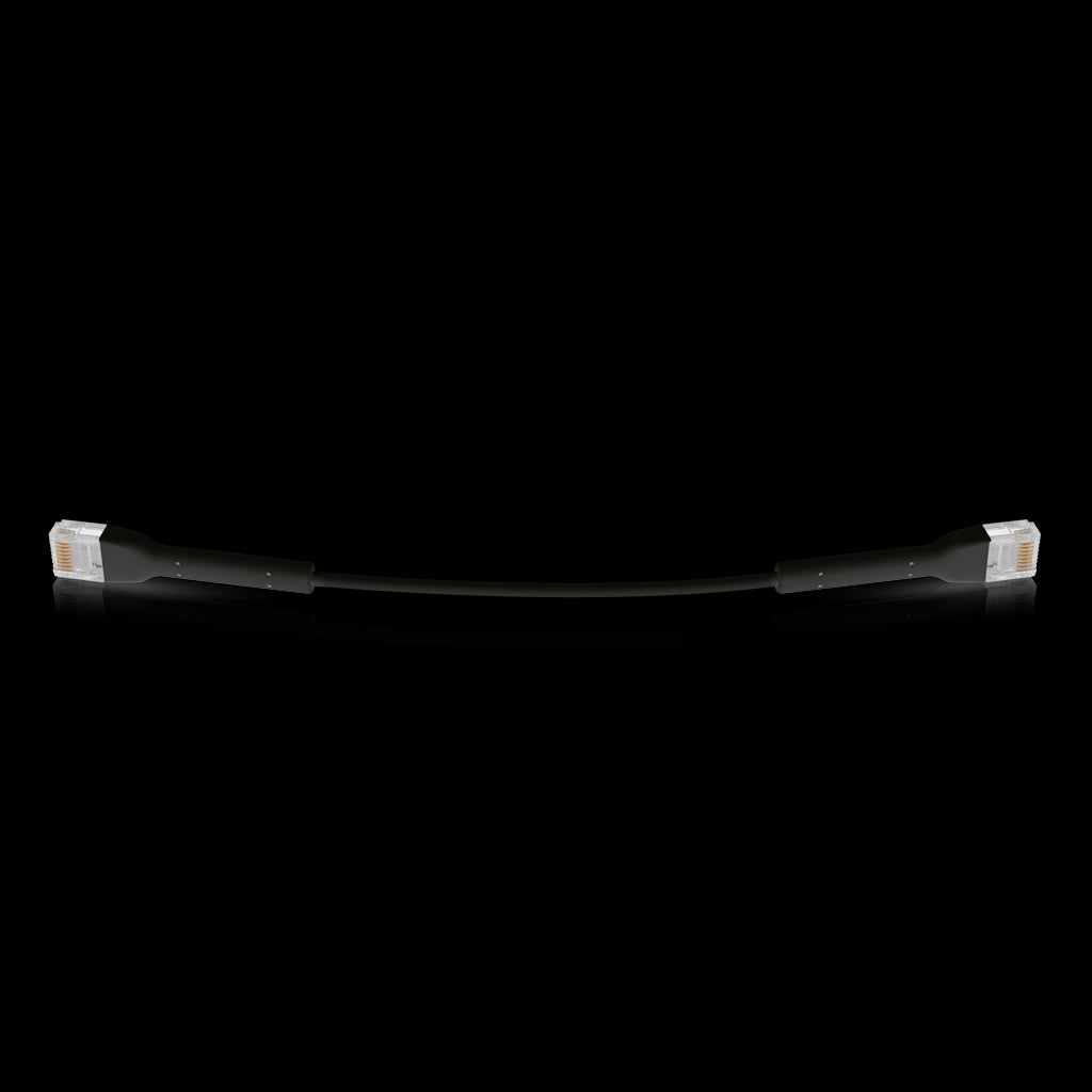 Ubiquiti UniFi Patch Cable Single Unit, 0.1m, Black, Both End Bendable to 90 Degree, RJ45 Etherne... - Image 3