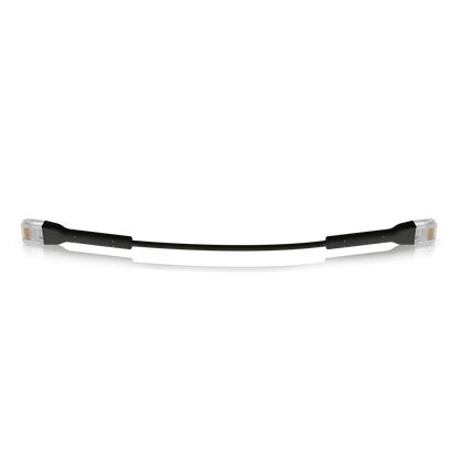 Ubiquiti UniFi Patch Cable Single Unit, 0.1m, Black, Both End Bendable to 90 Degree, RJ45 Etherne... - Image 3