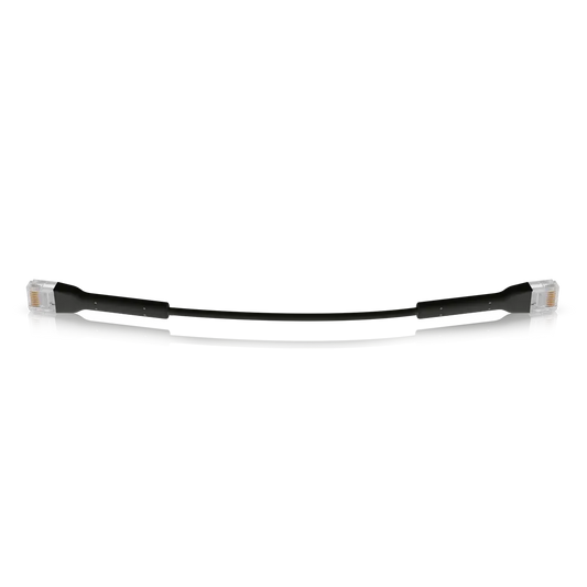 Ubiquiti UniFi Patch Cable Single Unit, 0.1m, Black, Both End Bendable to 90 Degree, RJ45 Etherne... - Image 3