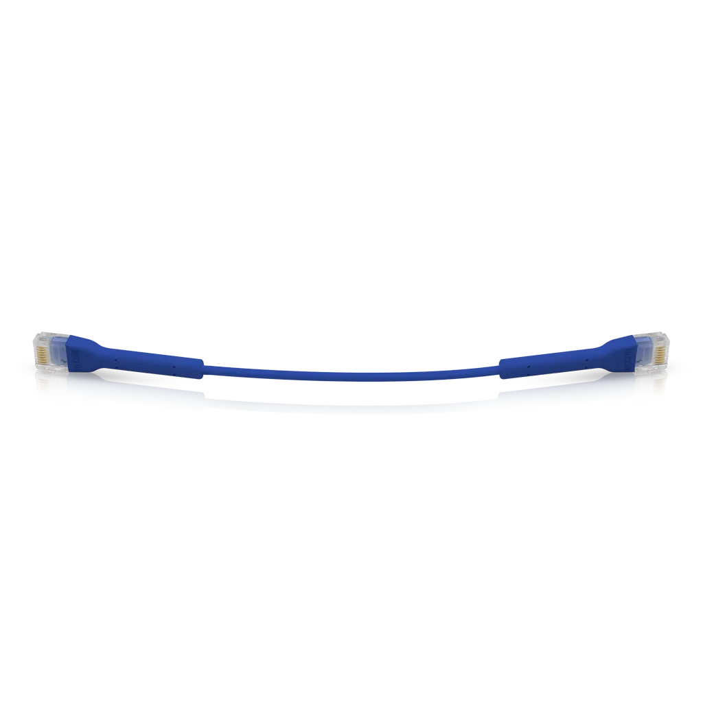 Ubiquiti UniFi Patch Cable Single Unit, 0.1m, Blue, Both End Bendable to 90 Degree, RJ45 Ethernet... - Image 3