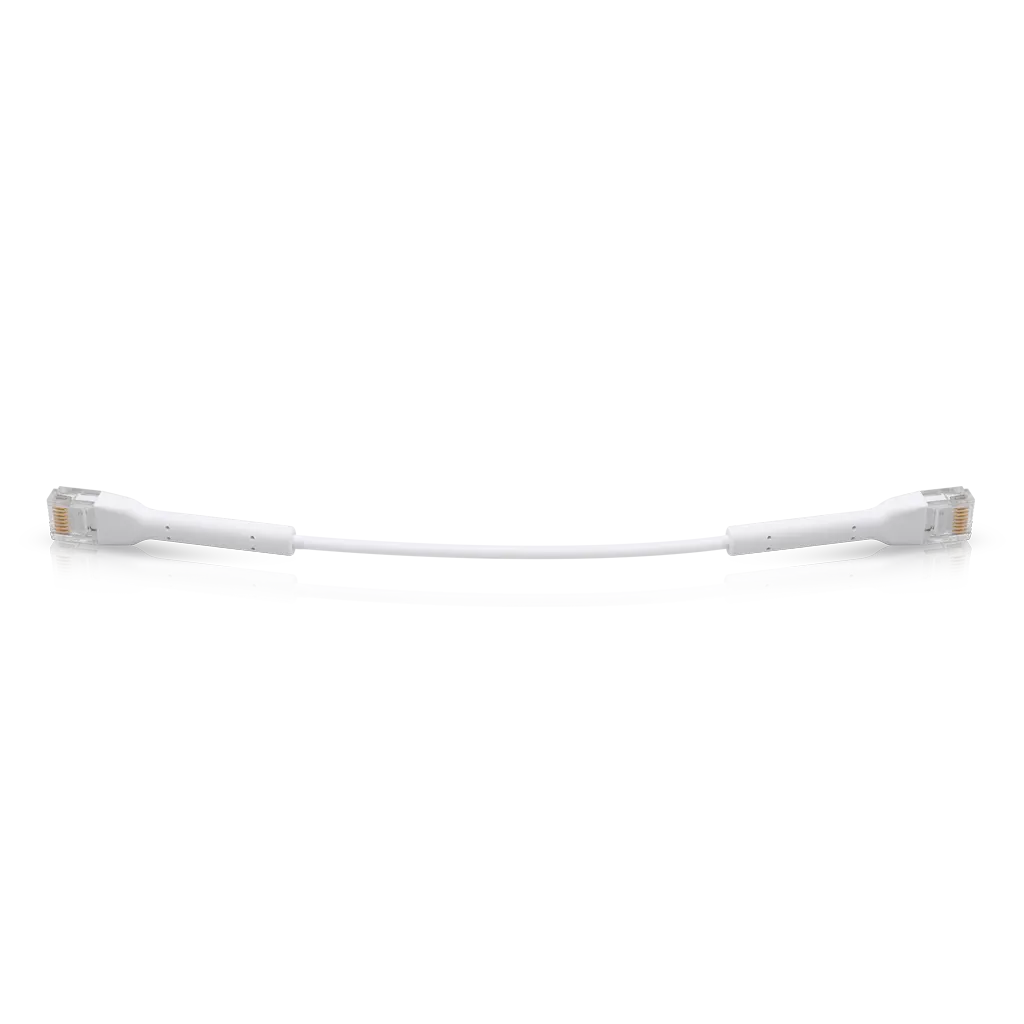 Ubiquiti UniFi Patch Cable Single Unit, 0.1m, White, Both End Bendable to 90 Degree, RJ45 Etherne... - Image 3