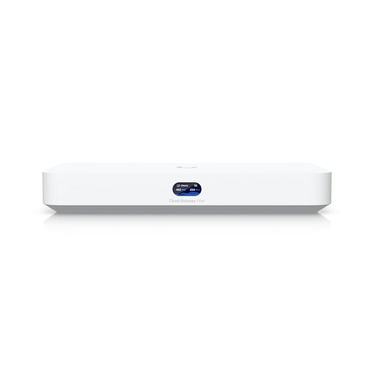 Ubiquiti Cloud Gateway Fiber,UCG-Fiber, Desktop 10G Cloud Gateway,Integrated PoE Switch,Selectabl...