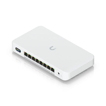 Ubiquiti Device Bridge Switch, Compact PoE+ Switch* (1) 10 GbE Port, (7) 2.5 GbE Ports, 6 GHz, Wi... - Image 4