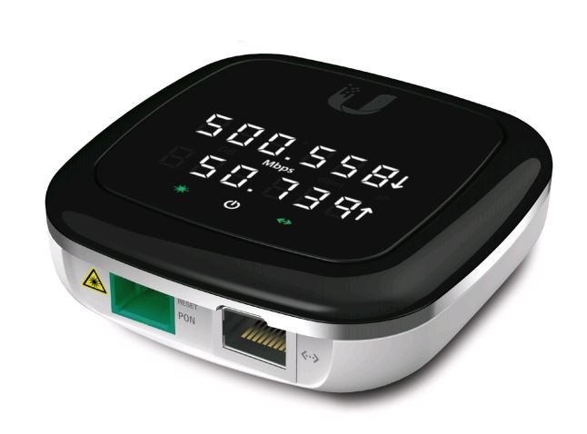 Ubiquiti UFiber Nano GPON Gigabit Passive Optical Network Unit,Max Power 7W, 24V Passive PoE, Wal...