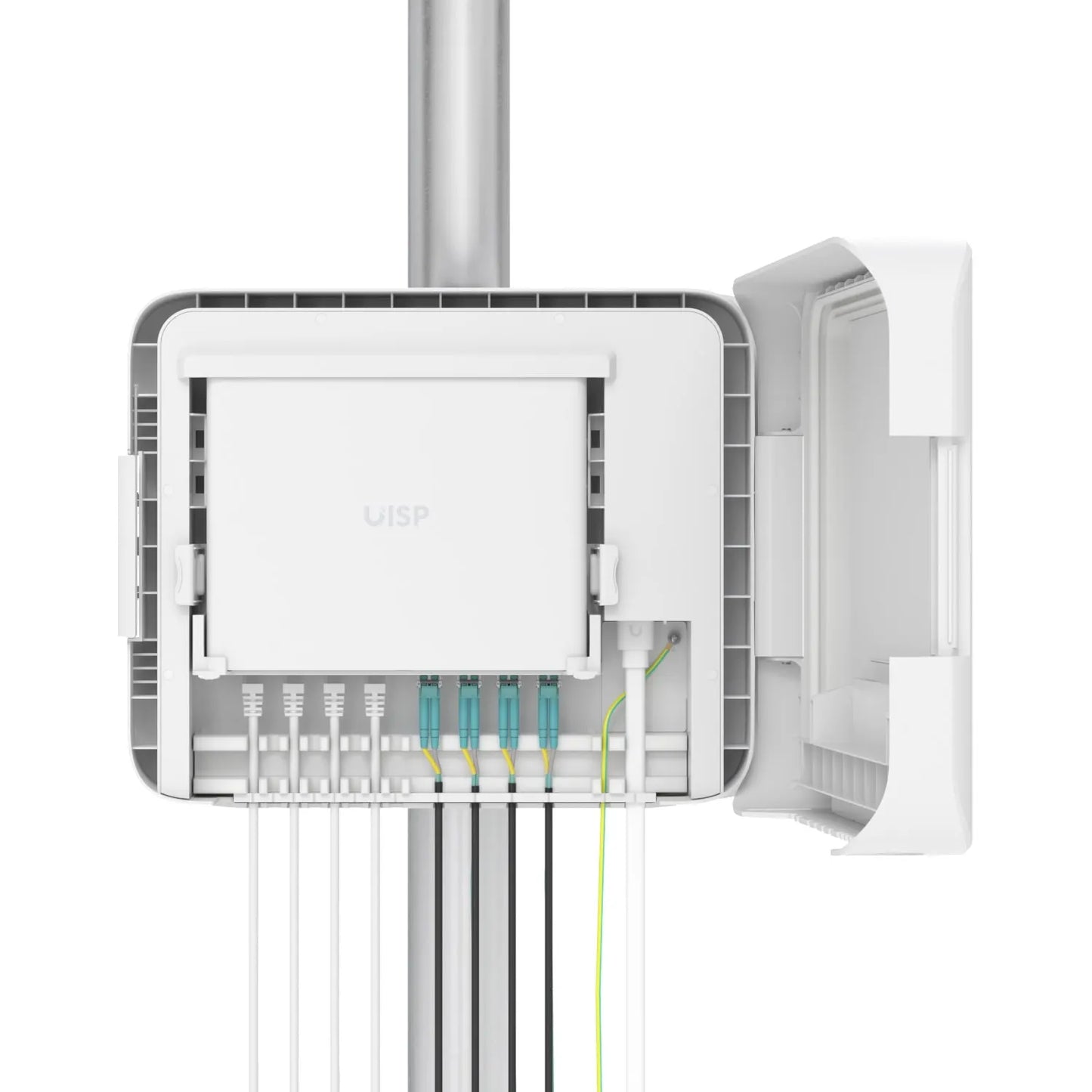 Ubiquiti UISP Box Plus, IPX6-rated Water Resistance, Enclosure for UISP Switch Plus, Pole /Wall-m...