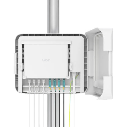 Ubiquiti UISP Box Plus, IPX6-rated Water Resistance, Enclosure for UISP Switch Plus, Pole /Wall-m...