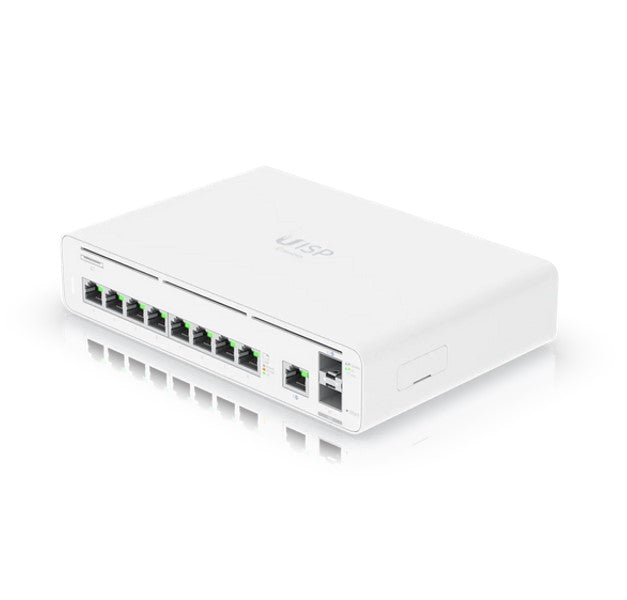 Ubiquiti UISP Host Console,Integrated Switch  Multi-gigabit Ethernet Gateway, (9) GbE RJ45 ports,...