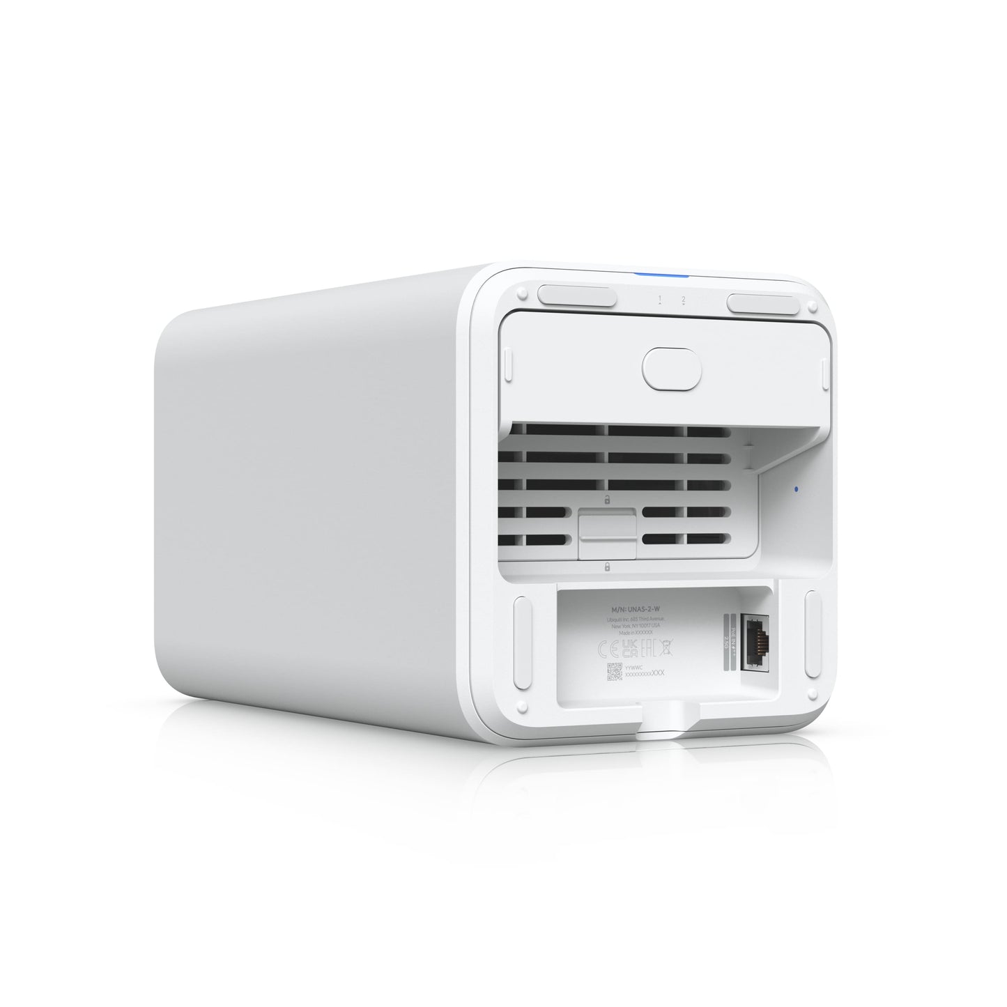 Ubiquiti UNAS 2, White, UniFi Network Attached Storage (2) 3.5' HDD Bays, 2.5 GbE Networking, USB... - Image 3