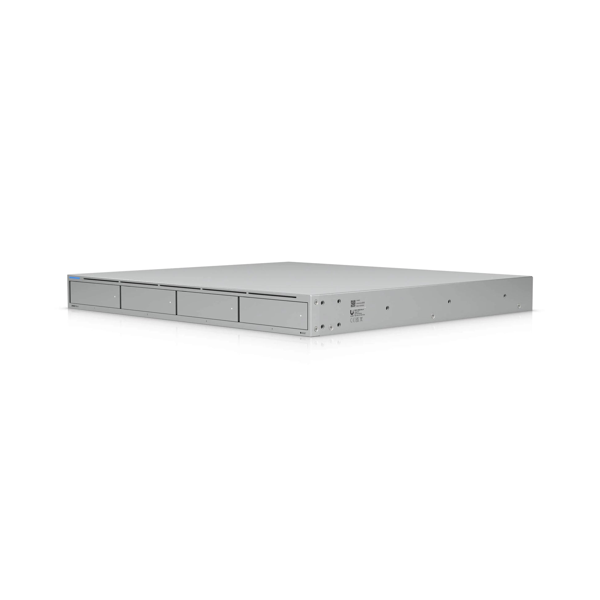 Ubiquiti UNAS Pro 4, 1U Rack-Mount NAS(4) 2.5/3.5'HDD Bays(2) M.2NVMe SSD, Fast Access, Low Laten...
