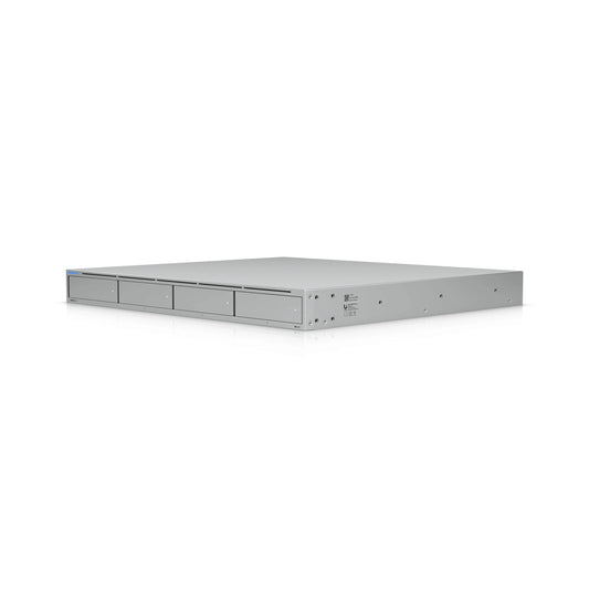 Ubiquiti UNAS Pro 4, 1U Rack-Mount NAS(4) 2.5/3.5'HDD Bays(2) M.2NVMe SSD, Fast Access, Low Laten...