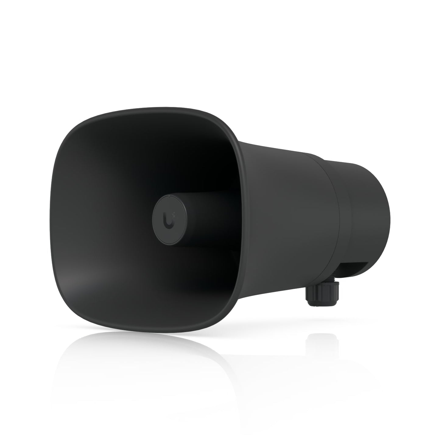 Ubiquiti AI Horn Speaker, Black,All-weather PoE 120 dB Horn Speaker With Advanced AI Alert Functi...