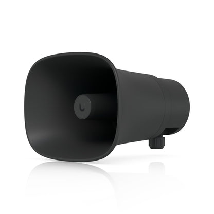 Ubiquiti AI Horn Speaker, Black,All-weather PoE 120 dB Horn Speaker With Advanced AI Alert Functi...