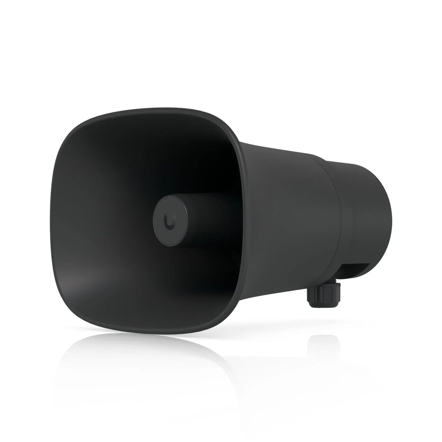 Ubiquiti AI Horn Speaker, Black,All-weather PoE 120 dB Horn Speaker With Advanced AI Alert Functi...