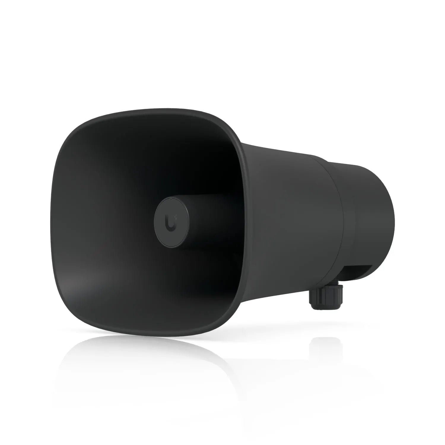 Ubiquiti AI Horn Speaker, Black,All-weather PoE 120 dB Horn Speaker With Advanced AI Alert Functi...
