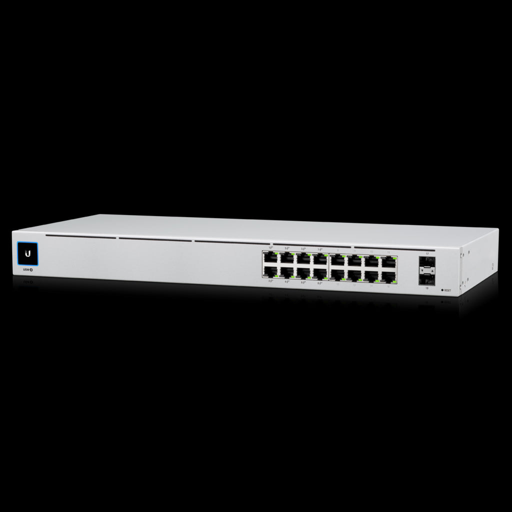 Ubiquiti UniFi 16-port Managed Gigabit Switch - 8x PoE+ Ports, 8x Gigabit Ethernet Ports, 2x SFP...