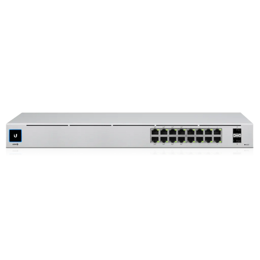 Ubiquiti UniFi 16-port Managed Gigabit Switch - 8x PoE+ Ports, 8x Gigabit Ethernet Ports, 2x SFP... - Image 2