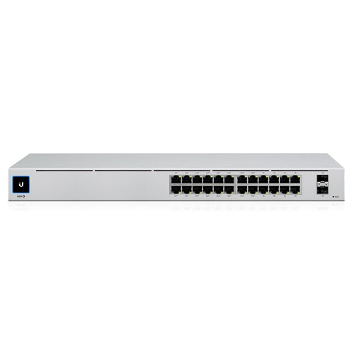 Ubiquiti UniFi 24 Port Managed Gigabit Switch, 16x PoE+ Ports, 8x Gigabit Ethernet Ports, 2xSFP... - Image 2