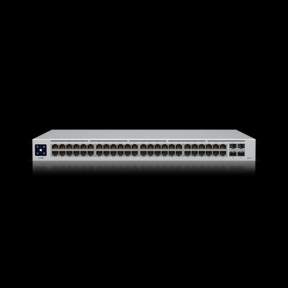 Ubiquiti UniFi 48-port Managed Gigabit Layer2 switch,  48x Gigabit Ethernet Ports w/ 32x 802.3at...