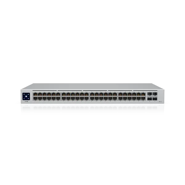 Ubiquiti UniFi 48-port Managed Gigabit Layer2 switch,  48x Gigabit Ethernet Ports w/ 32x 802.3at...
