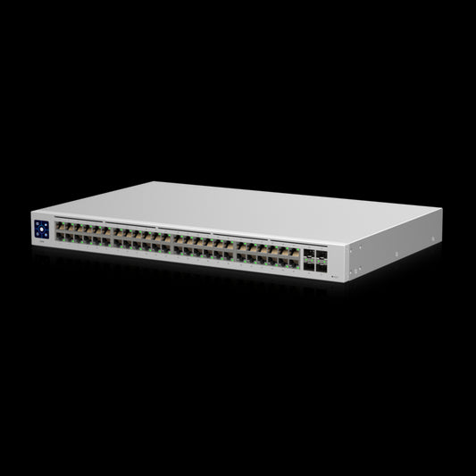Ubiquiti UniFi USW-48, 48-port Managed Gigabit Layer2 Switch - 48x Gigabit Ethernet Ports 4x SFP...