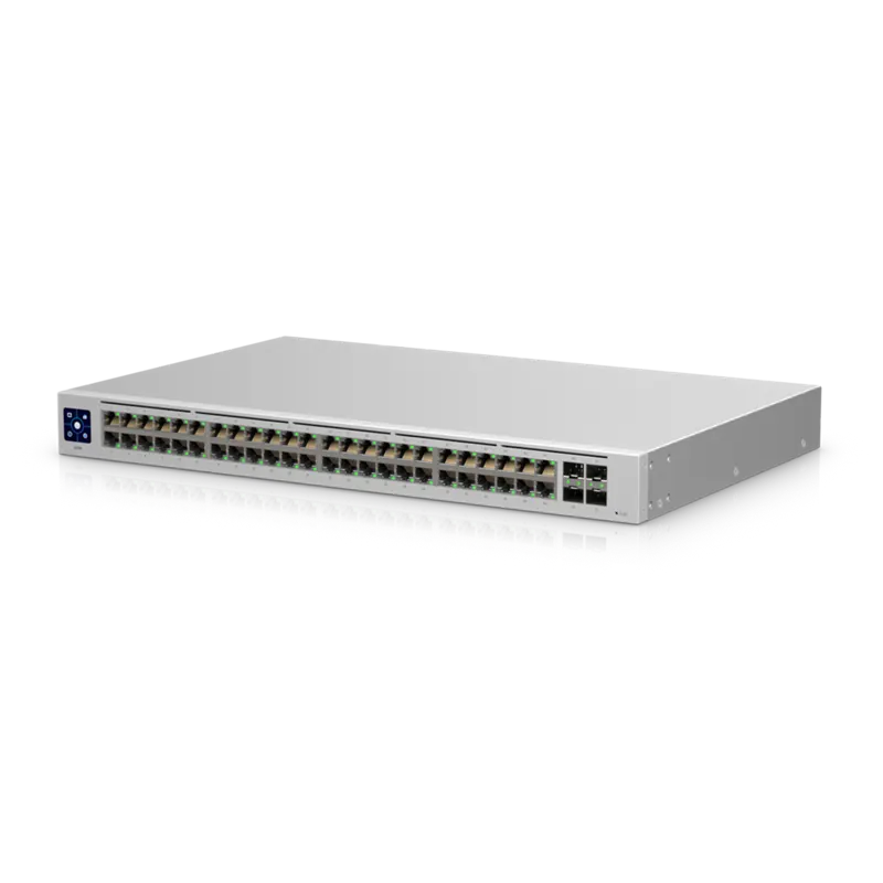 Ubiquiti UniFi USW-48, 48-port Managed Gigabit Layer2 Switch - 48x Gigabit Ethernet Ports 4x SFP...