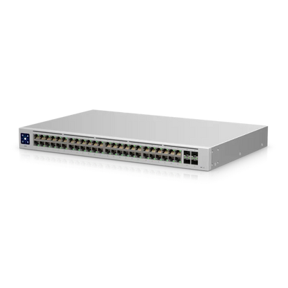 Ubiquiti UniFi USW-48, 48-port Managed Gigabit Layer2 Switch - 48x Gigabit Ethernet Ports 4x SFP...
