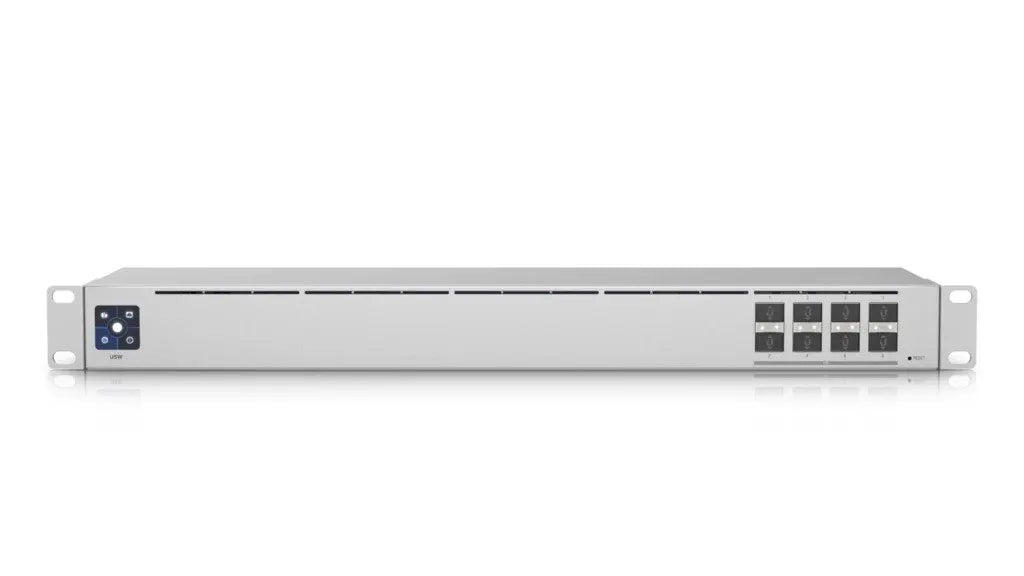 Ubiquiti UniFi USW-Aggregation, 8-port 10G SFP+ Aggregation Switch, Layer 2 Switch, Fanless, 1U R...
