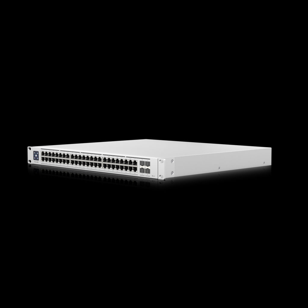 Ubiquiti Switch Enterprise 48-port PoE+ 48x2.5GbE Ports, For Wi-Fi 6 AP, 4x 10g SFP+ Ports For Up...