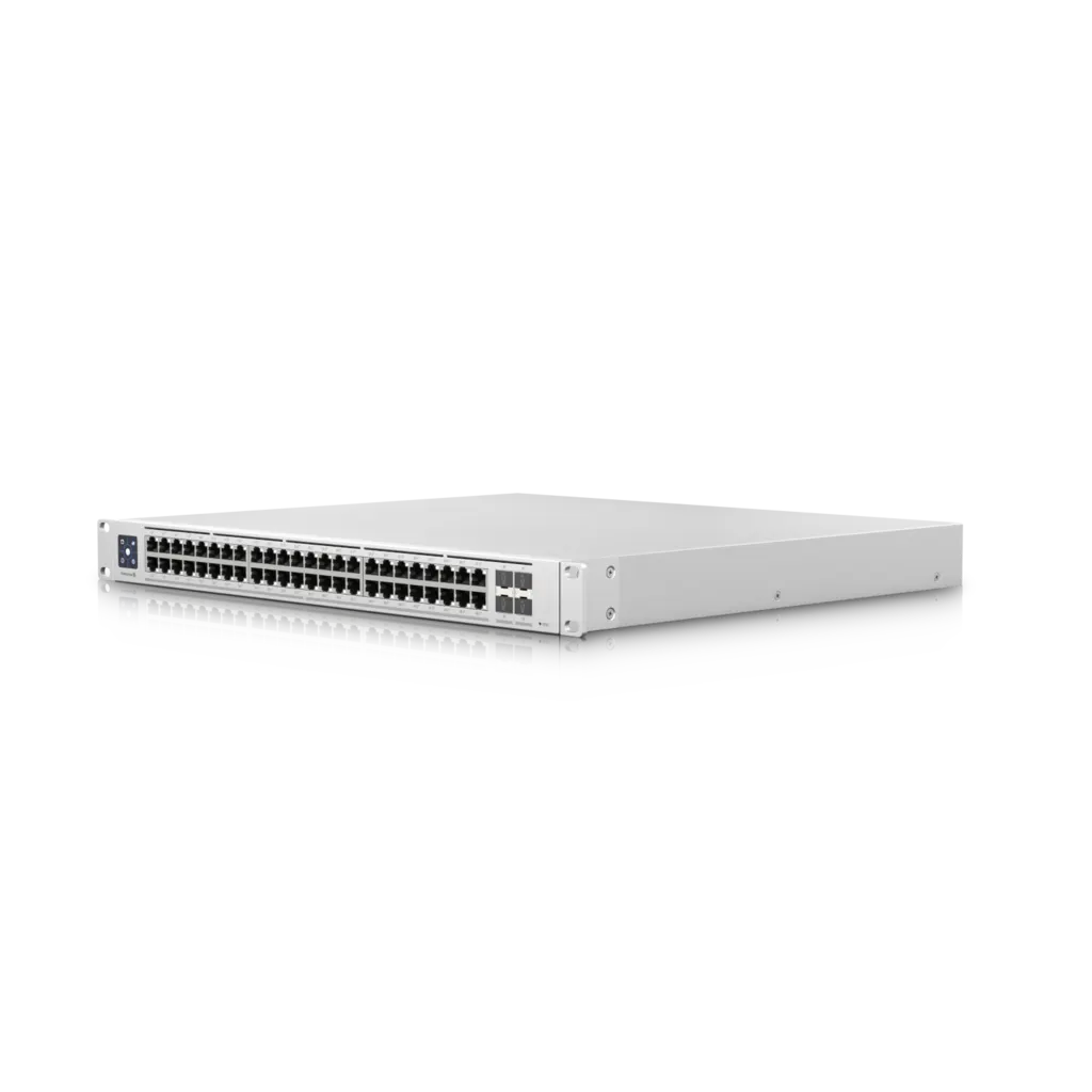 Ubiquiti Switch Enterprise 48-port PoE+ 48x2.5GbE Ports, For Wi-Fi 6 AP, 4x 10g SFP+ Ports For Up...
