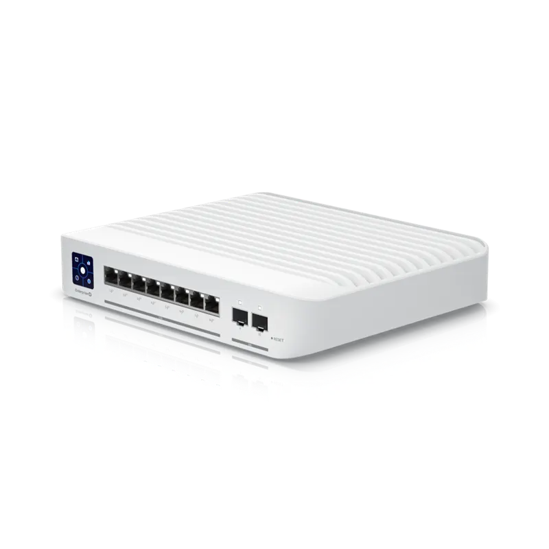 Ubiquiti Switch Enterprise 8-port PoE+ 8x2.5GbE, Ideal For Wi-Fi 6 AP, 2x 10g SFP+ Ports For Upli...