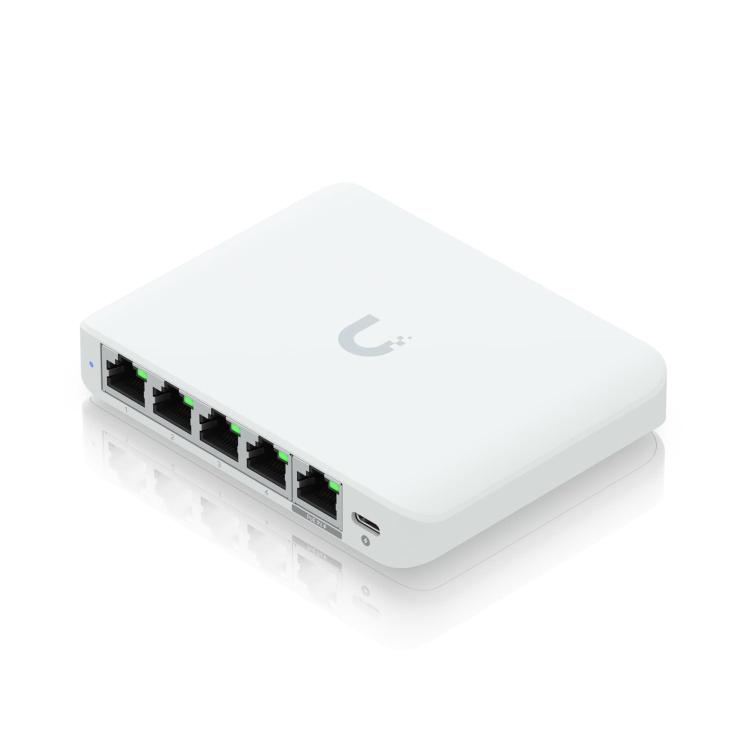 Ubiquiti Flex Mini 2.5G, (4) 2.5 GbE Ports, (1) 2.5 GbE PoE Input Port for Power, - Network - UniFi - Image 2