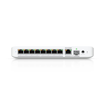 Ubiquiti Flex 2.5G PoE, 8-port 2.5 GbE PoE++ Switch,10 GbE RJ45/SFP+ Combination Uplink Port,Powe...