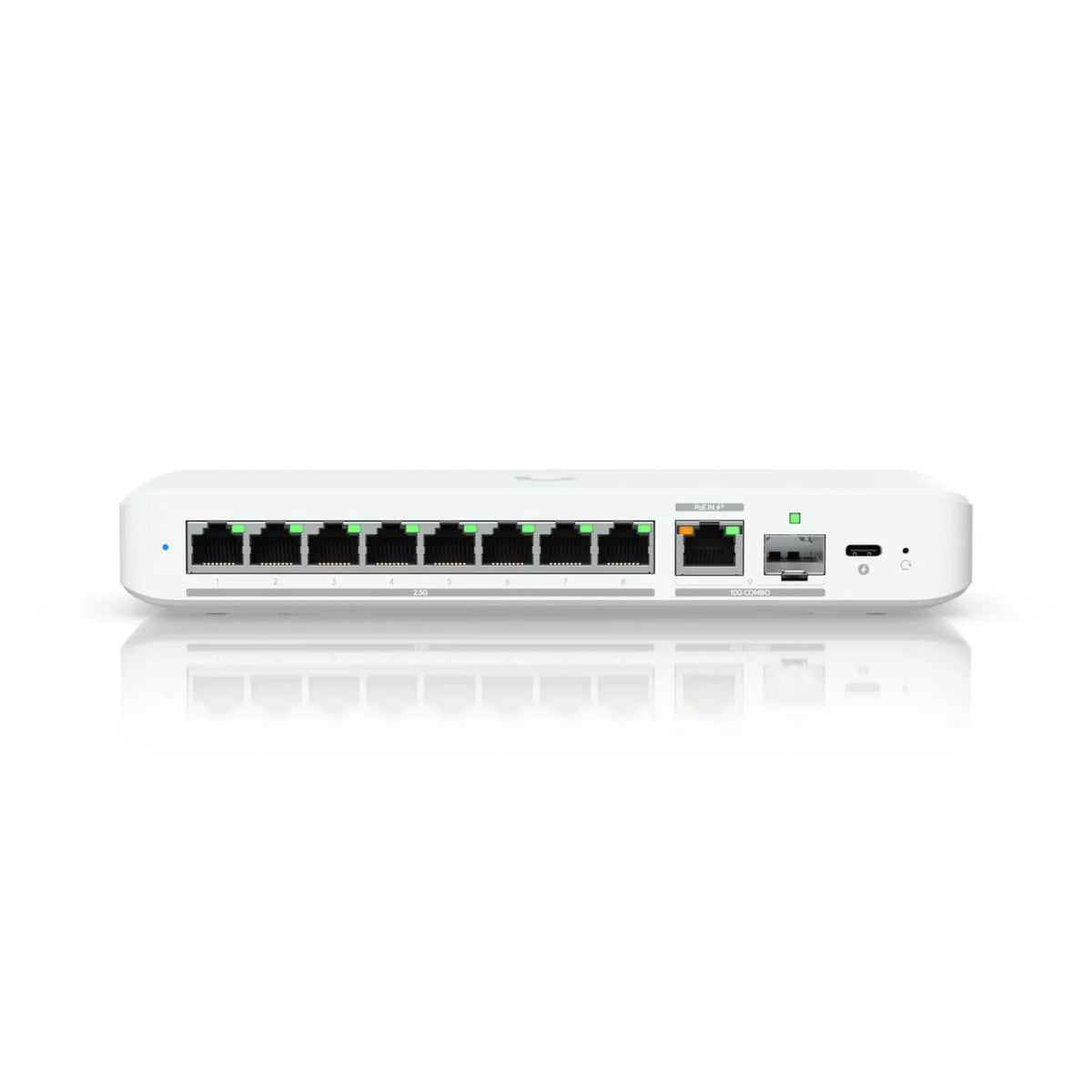 Ubiquiti Flex 2.5G, Flexible,8-port 2.5 GbE Switch,10 GbE RJ45/SFP+ Combination Uplink Port,Power...