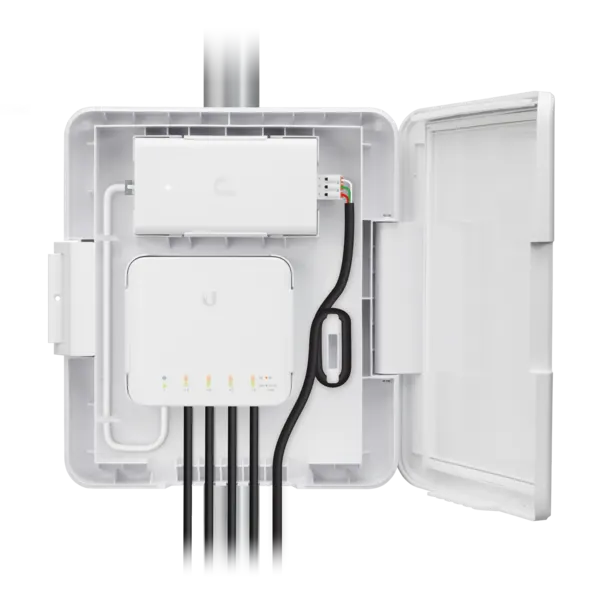 Ubiquiti UniFi Switch Flex Utility Outdoor Weatherproof Enclosure for Switch Flex, Max PoE 46W... - Image 3