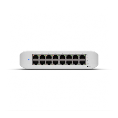 Ubiquiti UniFi Switch Lite 16 PoE, Layer 2, 16x GbE RJ45 Ports, 8x 802.3at PoE+ Ports, 45W PoE, S... - Image 3